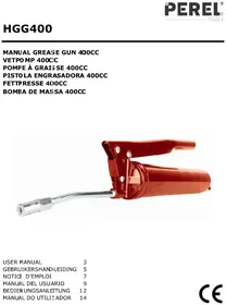 Notice Perel HGG400 Pistolet à graisse