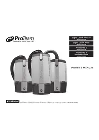 Notice ProTeam SUPER COACH PRO 10 107341 Aspirateur