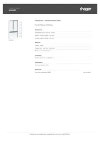 Notice HAGER UG31S3 Tableau électrique