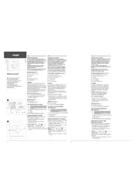 Notice HAGER WH25441205C Contrôleur de température