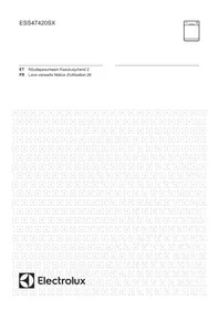 Notice ELECTROLUX ESS47420SX Nõudepesumasinad