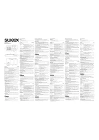 Notice SWEEX SWDABR100BK Radio