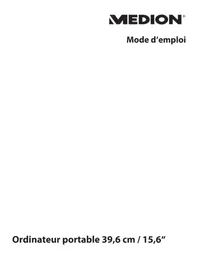 Notice MEDION ERAZER DEPUTY P50 Netbook