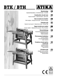 Notice ATIKA BTH 450 Fierăstrău