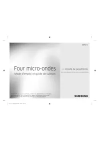 Notice SAMSUNG GE71AB Micro-ondes