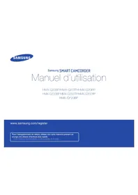 Notice SAMSUNG HMXQ20TP Appareil photo