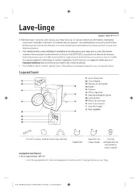 Notice SAMSUNG WW11BB945DGM Máquina de lavar