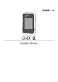 Notice GARMIN ETREX SE Gps