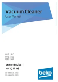 Notice BEKO BKS 1511 เครื่องดูดฝุ่น