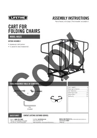 Notice Lifetime 80525 Chaise