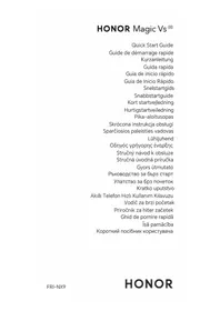 Notice HONOR MAGIC VS 5G Téléphone mobile