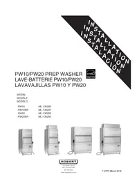 Notice Hobart PW101 Lavavajillas