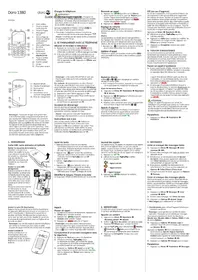 Notice DORO 1380 Téléphone mobile