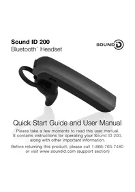 Notice SoundID 200 Bouchon d'oreille