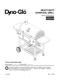 Notice Dyna-Glo DGN576DNCD Plaque de grill