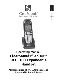 Clear Sounds A300E - Teléfono