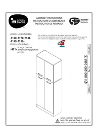 Notice South Shore FIESTA 7146 Armoire