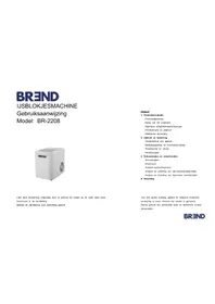 Notice BREND BR2208 Machine à glaçons
