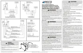 Notice PECO TF115023 Thermostat