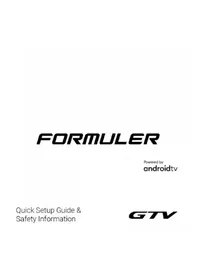 Notice Formuler GTV Recepteur
