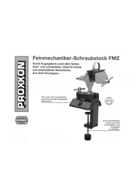 Notice PROXXON FMZ Fraiseuse