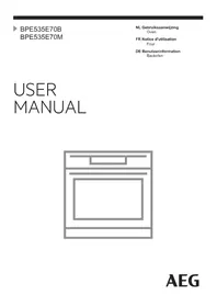 Notice AEG BPE535E70B Four électrique