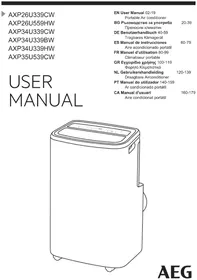 Notice AEG AXP26U339CW Aire condicionat
