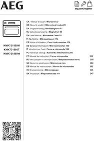 Notice AEG KMK721880T Forn elèctric