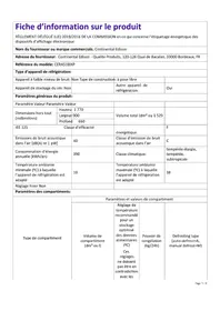 CONTINENTAL EDISON CERA518IXP - Réfrigérateur