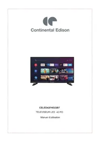 CONTINENTAL EDISON CELED42FHD23B7 - Télévision