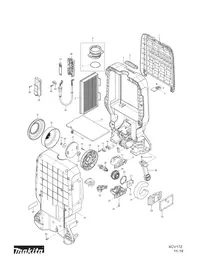 Notice MAKITA XCV17 Aspirateur sans fil