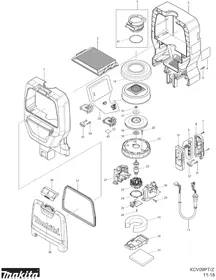 Notice MAKITA XCV09PT Aspirateur sans fil