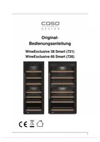 Notice CASO WINEEXCLUSIVE 38 SMART Bodega