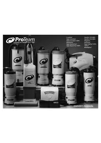 Notice ProTeam QUIETPRO BP HEPA Aspirateur