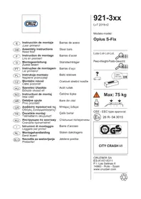 Notice Cruz OPLUS SFIX Porte-bagages