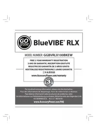 Notice GOgroove BLUEVIBE RLX Casque