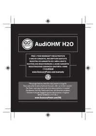 Notice GOgroove AUDIOHM H20 Bouchon d'oreille