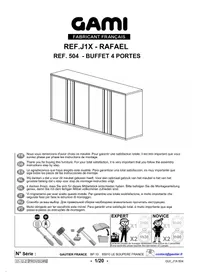 Notice Gami RAFAEL Meuble de rangement