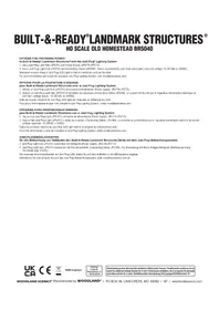 Notice Woodland Scenics BR5040 Maquettisme