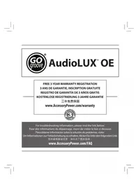 Notice GOgroove AUDIOLUX OE Casque