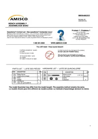 Notice Amisco DRYDEN Chaise