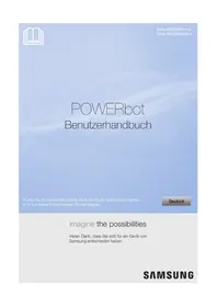 Notice SAMSUNG POWERBOT SR20K9000UB Aspirateur robot