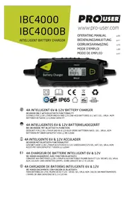 Notice Pro-User IBC4000 Batterijlader