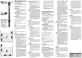 Notice SuperFish PRO HEATER 50W Chauffage