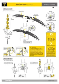Notice Topeak DEFENDER M1 Accessoire de vélo