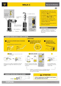 Notice Topeak NINJA C Accessoire de vélo