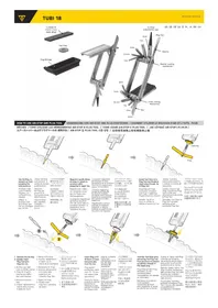 Notice Topeak TUBI 18 Outil multifonction vélo