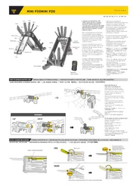 Notice Topeak MINI P20 Accessoire de vélo