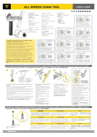 Notice Topeak ALL SPEED CHAIN TOOL Accessoire de vélo