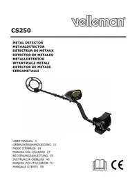 Notice VELLEMAN CS250 Detektor